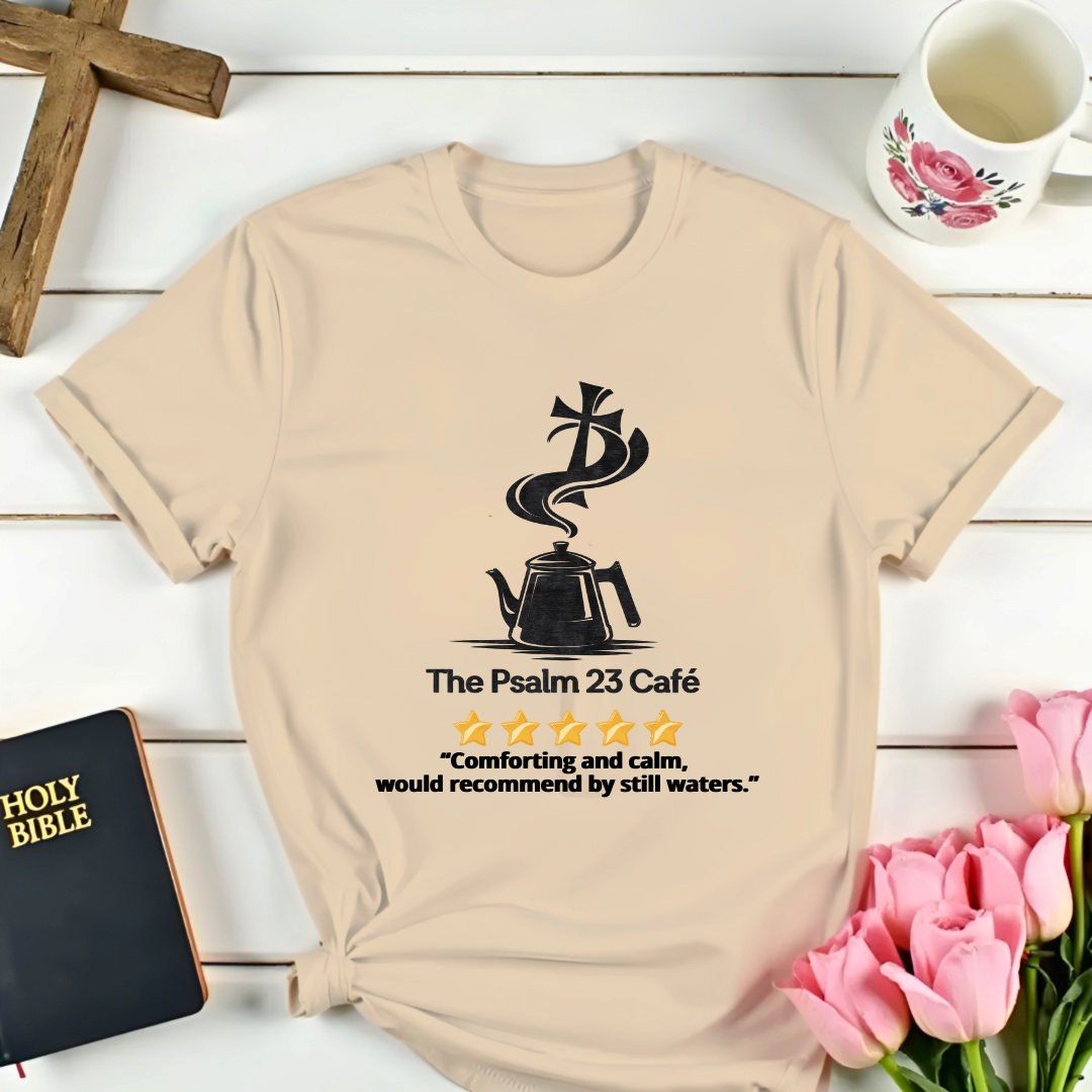 Psalm 23 Cafe 5 Star Review T-Shirt