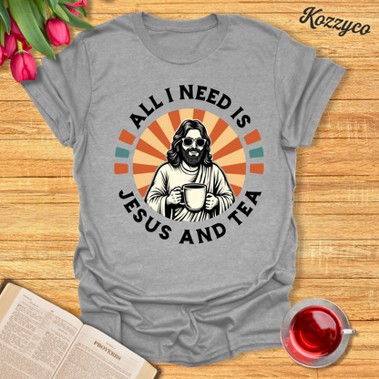 Retro Jesus and Tea T-Shirt