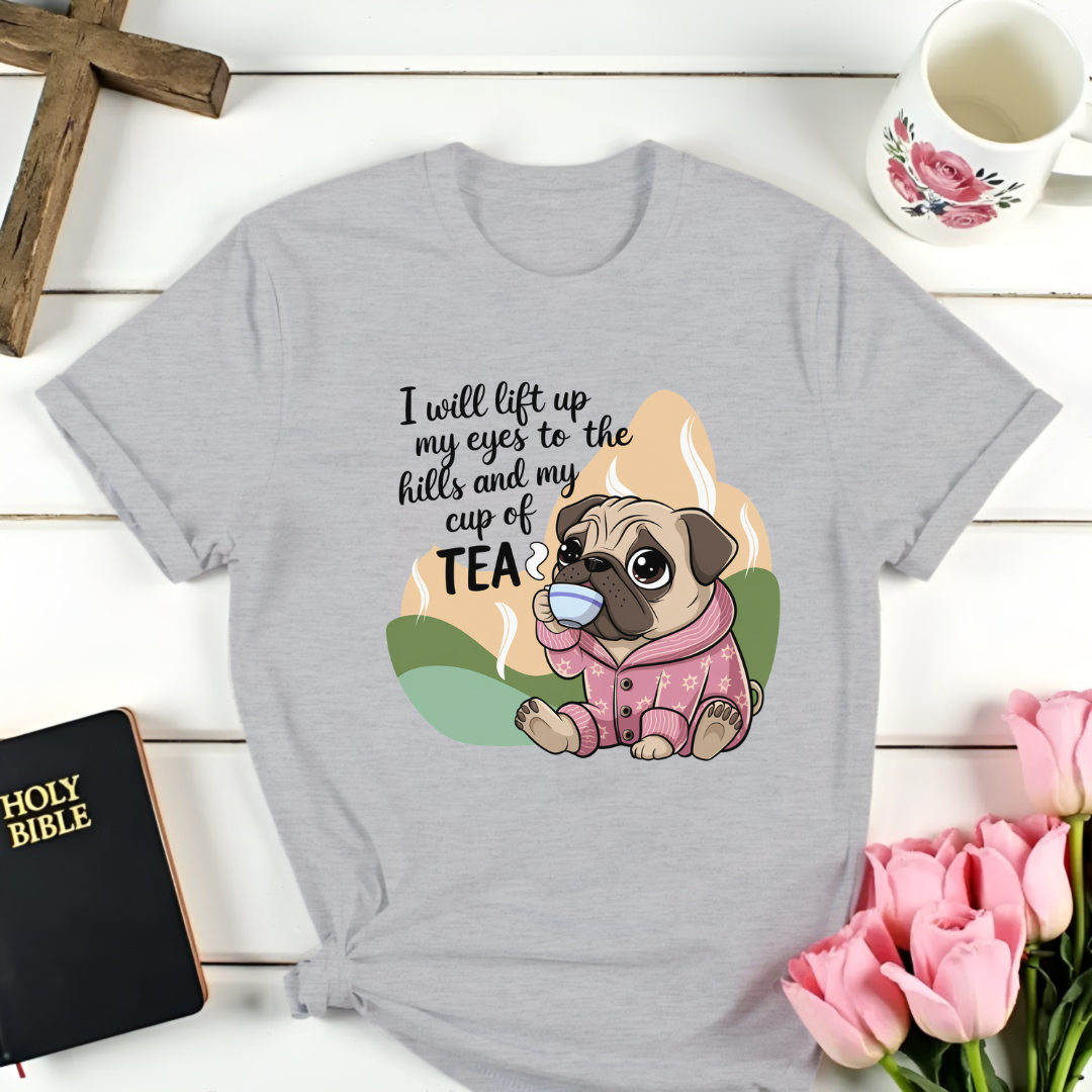 Psalm 121:1 Pug T-Shirt