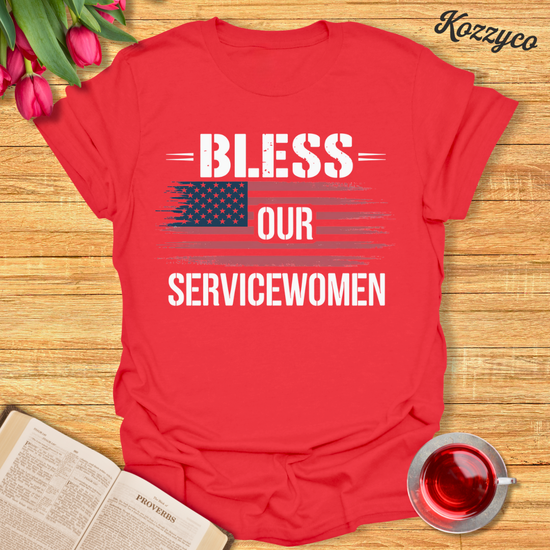 Bless Our Servicewomen T-Shirt