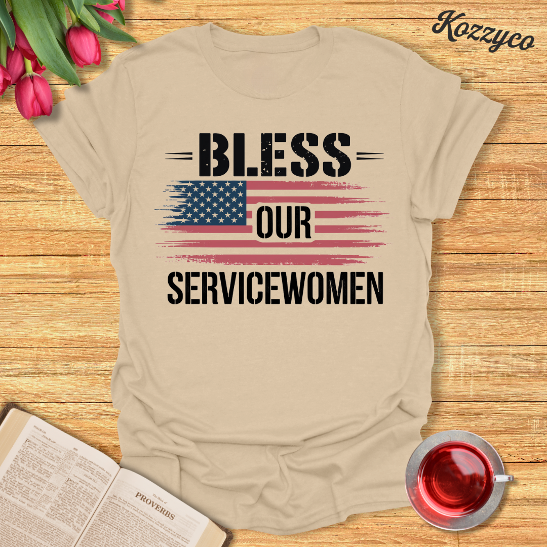 Bless Our Servicewomen T-Shirt