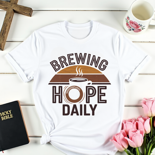 Brewing Faith Daily T-Shirt