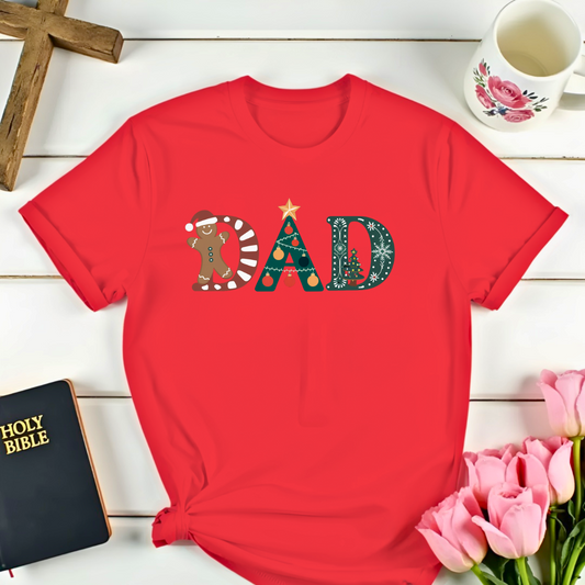 Gingerbread Dad Christmas T-Shirt