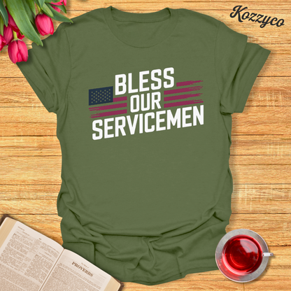 Bless Our Servicemen T-Shirt