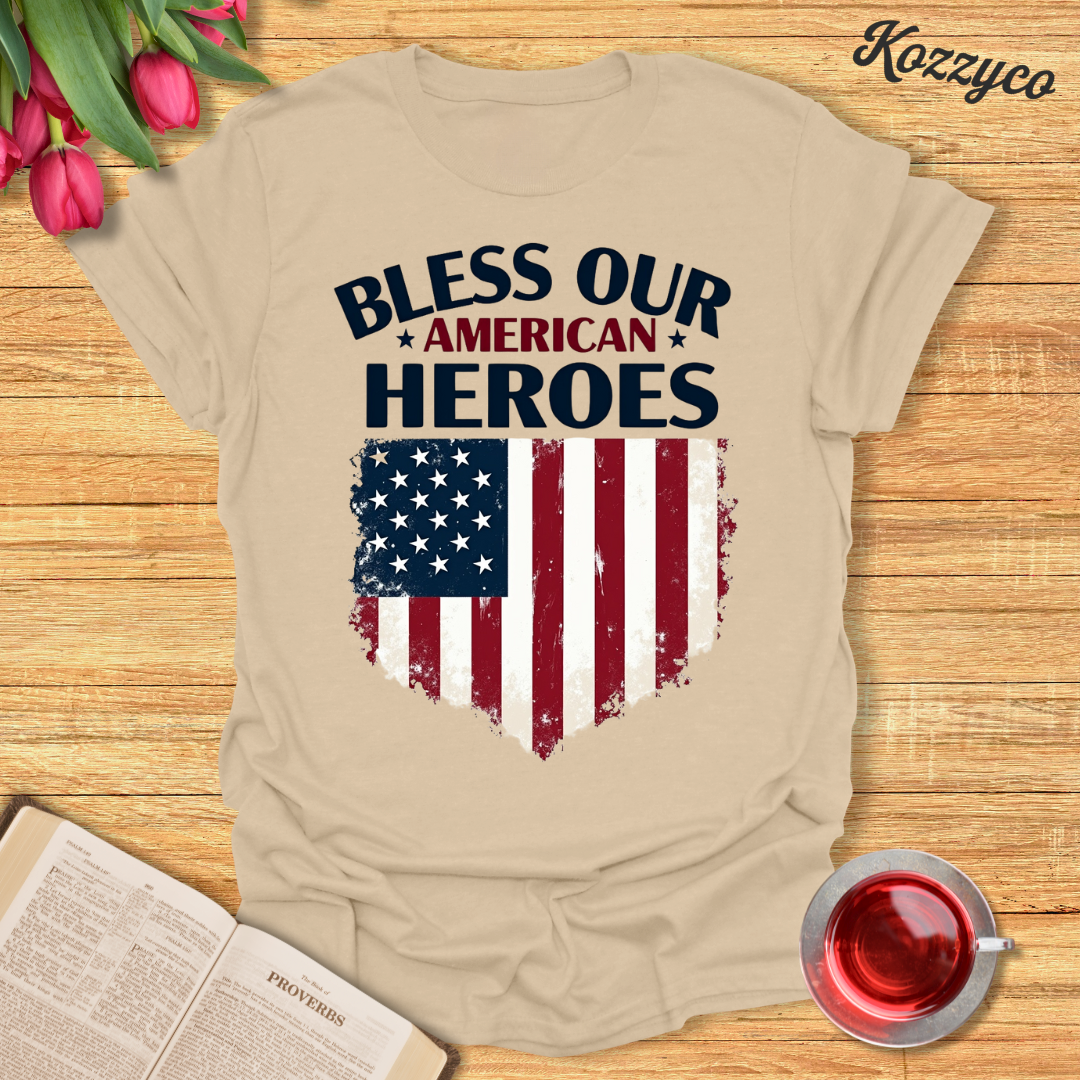 Bless Our American Heroes T-Shirt