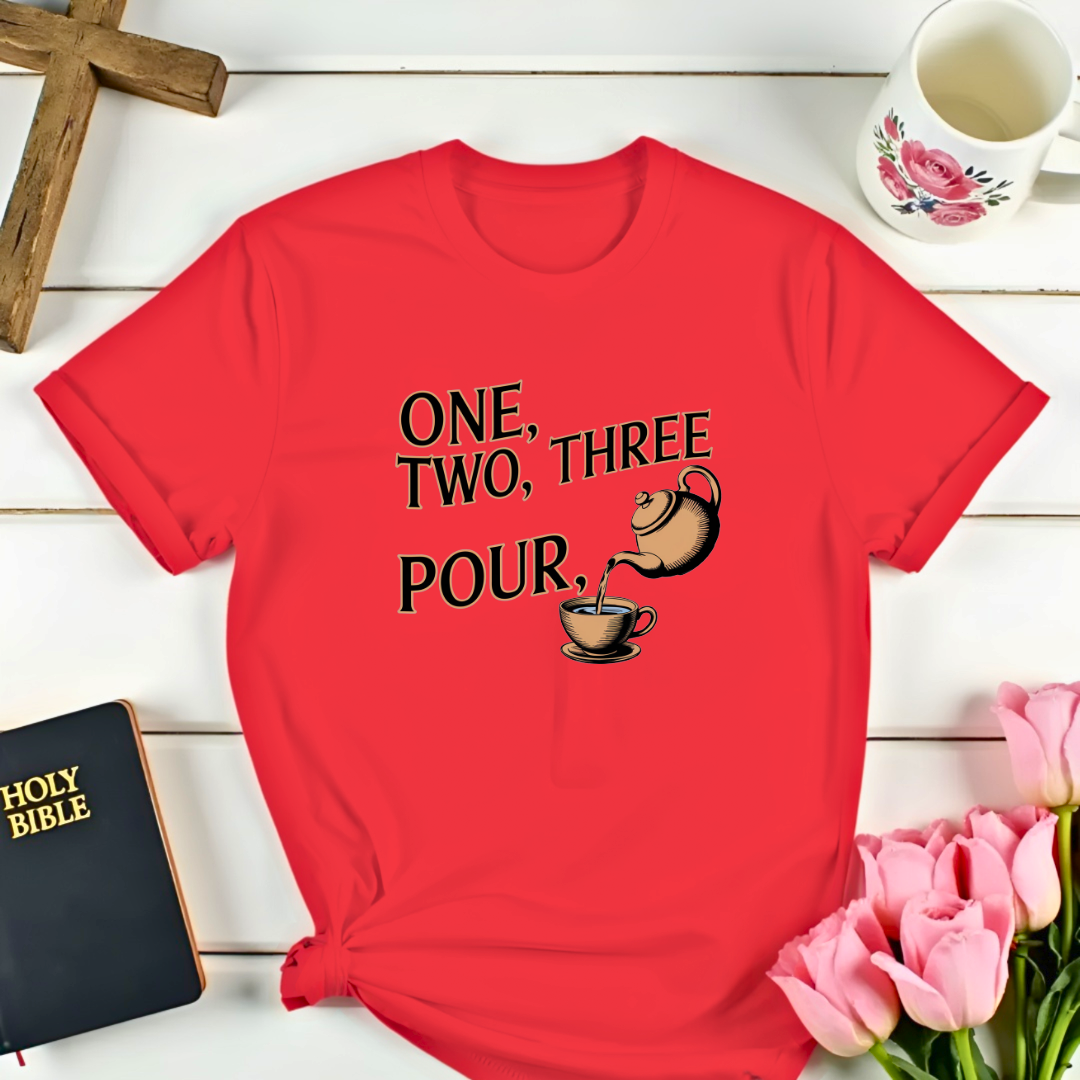 123 Pour Tea-Shirt