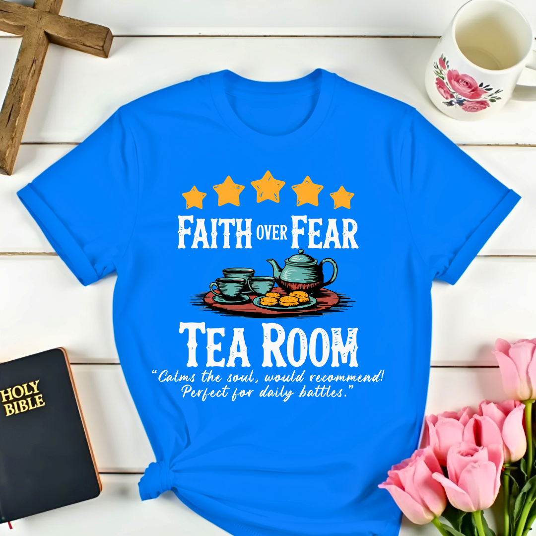 Faith Over Fear Five Stars Review T-Shirt