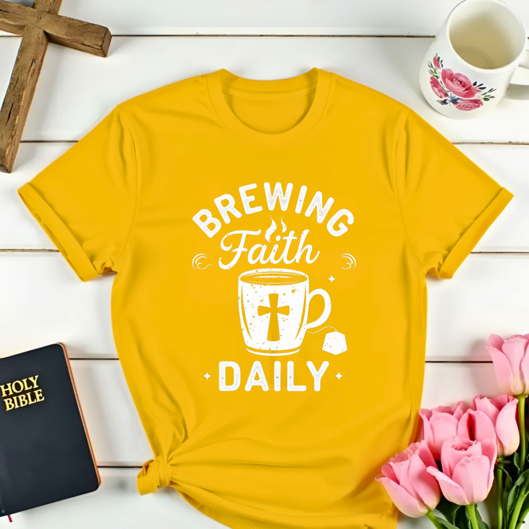 Faithful Brewing Christian T-Shirt