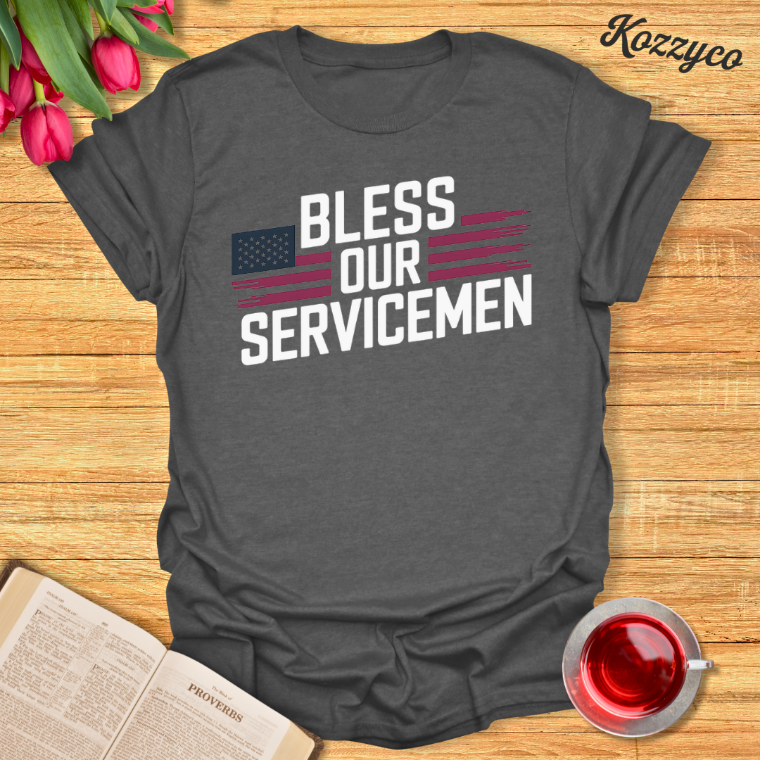 Bless Our Servicemen T-Shirt