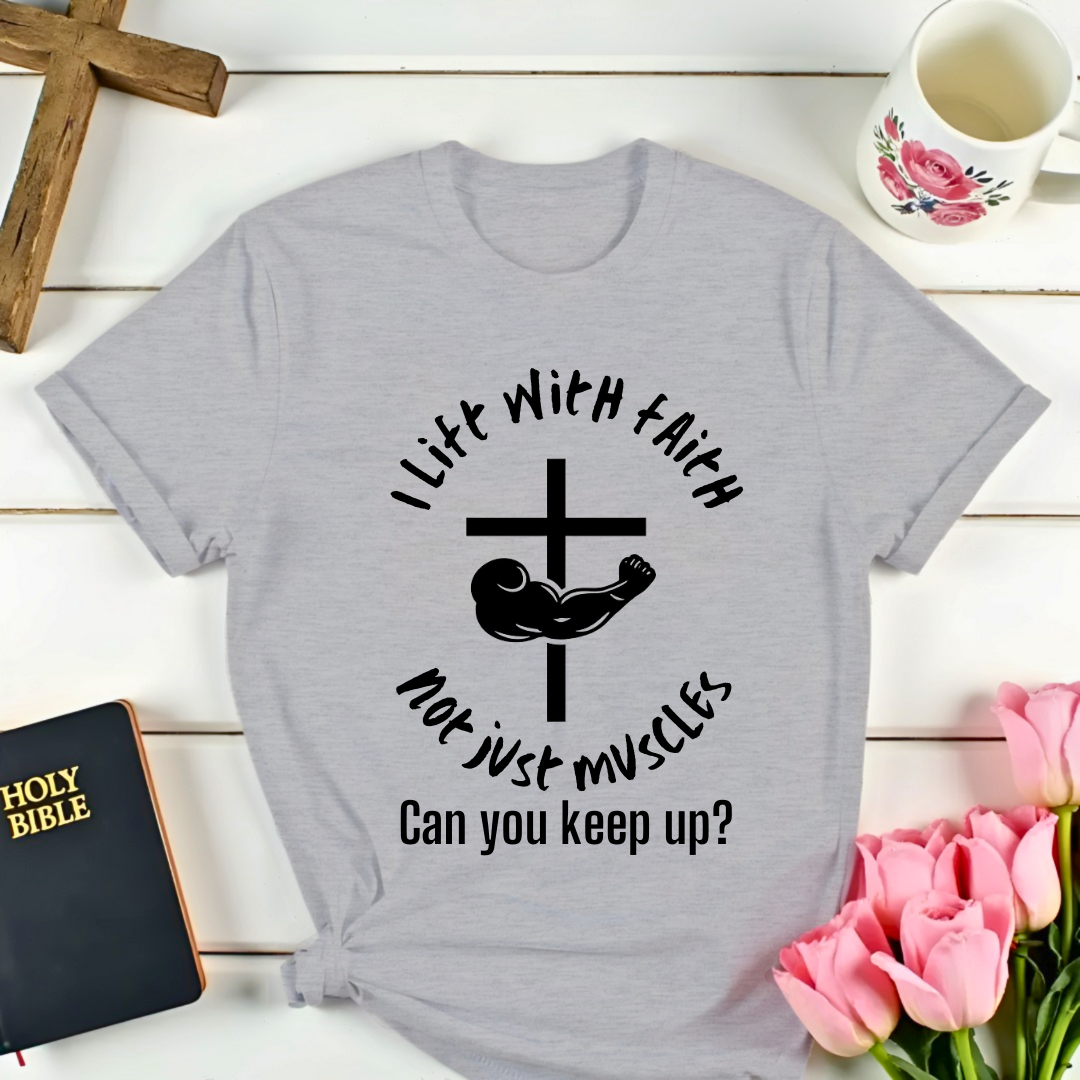 Jesus Muscles T-Shirt