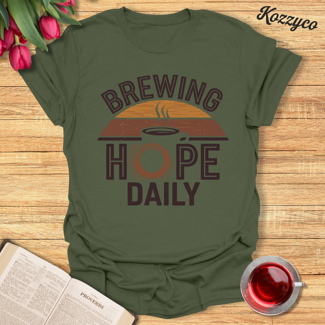 Brewing Faith Daily T-Shirt