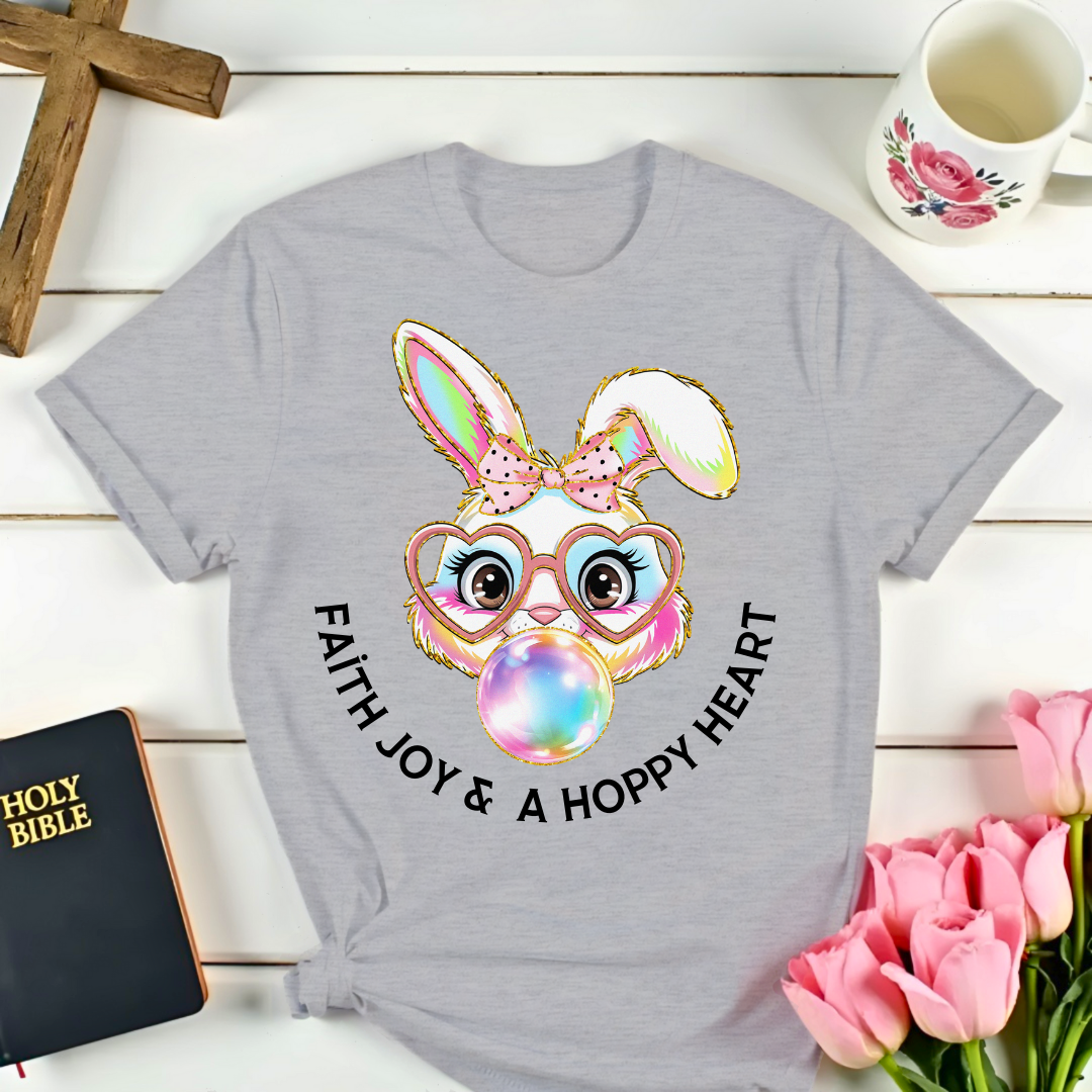 Hoppy Faith Heart  T-Shirt