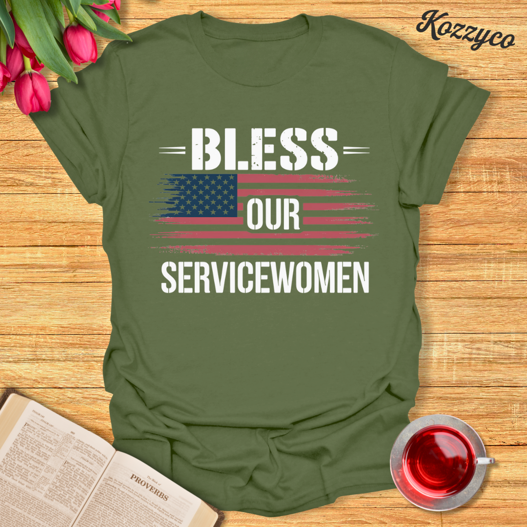 Bless Our Servicewomen T-Shirt