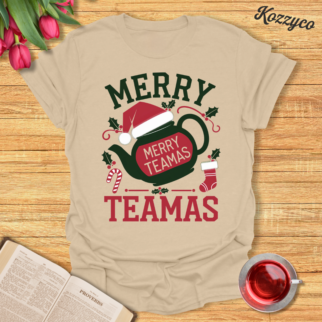 Santa Teapot T-Shirt - Kozzyco