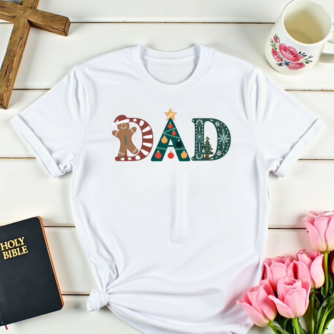 Gingerbread Dad Christmas T-Shirt