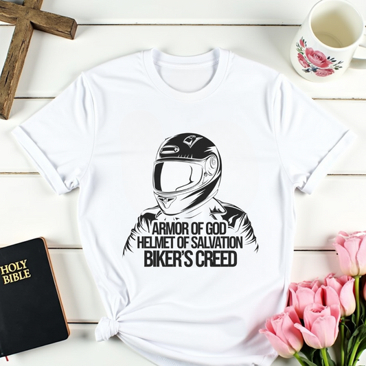 Biker Armor Of God T-Shirt