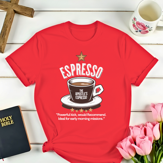 Apostle's Espresso  5 Star Review T-Shirt