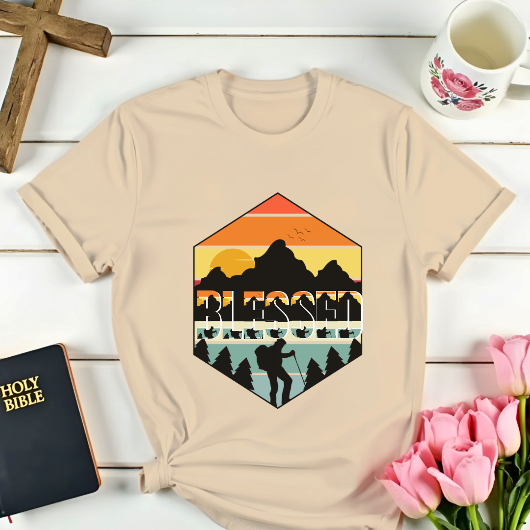 Retro Hiker Christian T-shirt