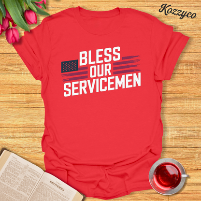 Bless Our Servicemen T-Shirt