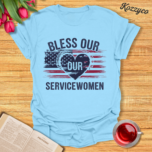 Blessed Servicewomen  T-Shirt