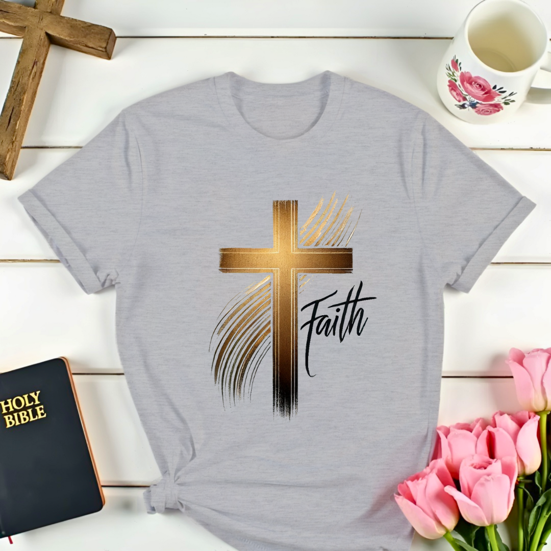 Gold Cross T-Shirt