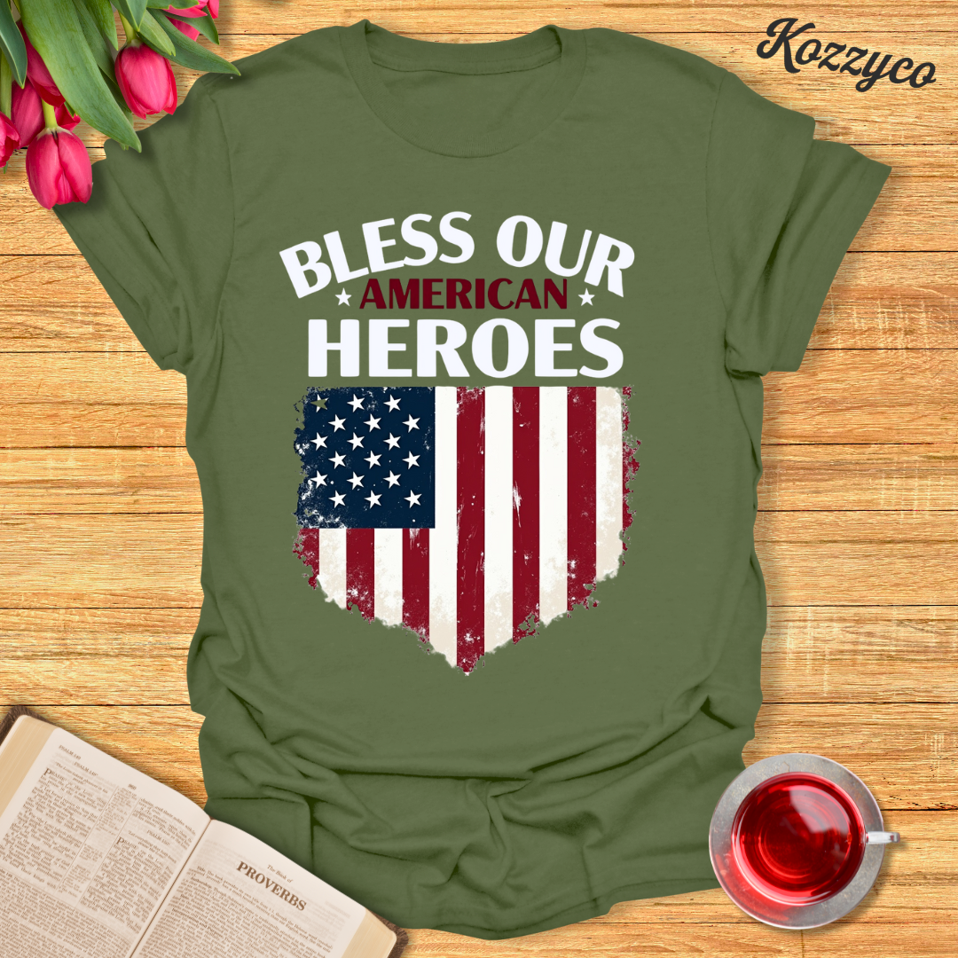 Bless Our American Heroes T-Shirt