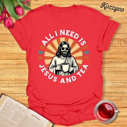 Retro Jesus and Tea T-Shirt