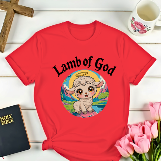 Cute Lamb Of God T-Shirt -Halo