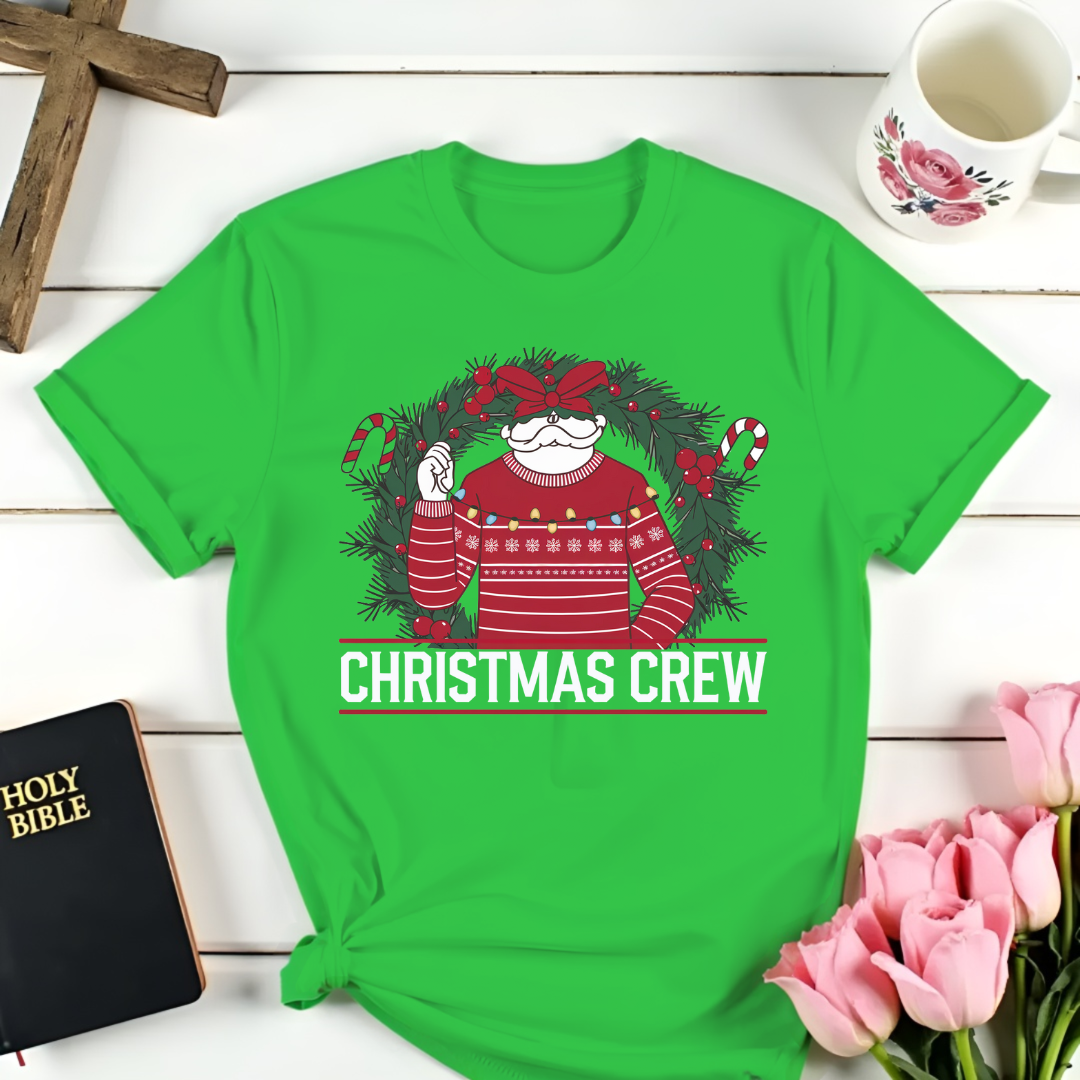 Christmas Crew Wreath T-Shirt