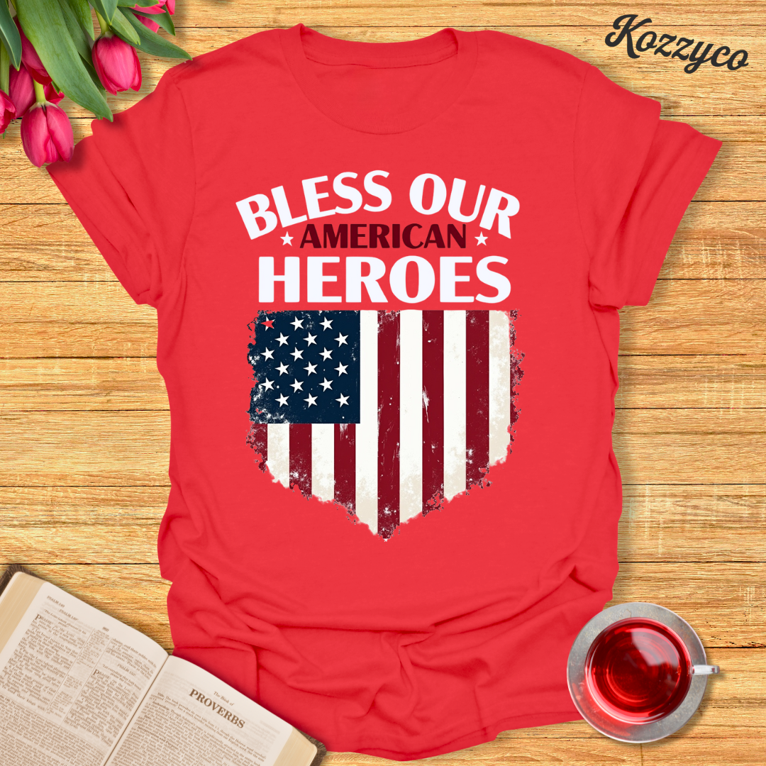 Bless Our American Heroes T-Shirt