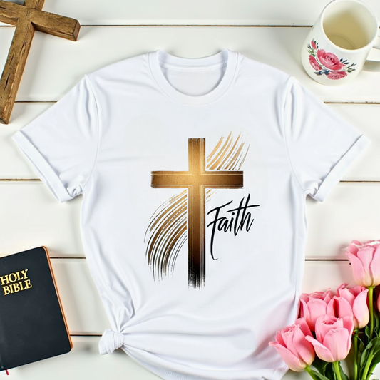 Gold Cross T-Shirt