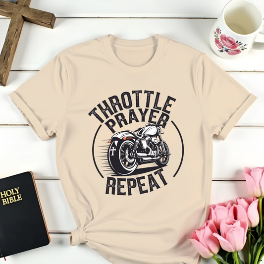 Throttle, Prayer Repeat T-Shirt