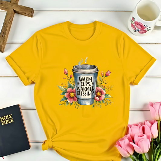 Warm Cups Blessings T-shirt