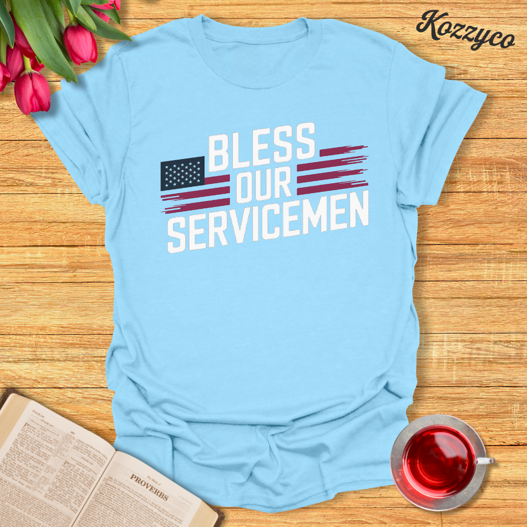 Bless Our Servicemen T-Shirt