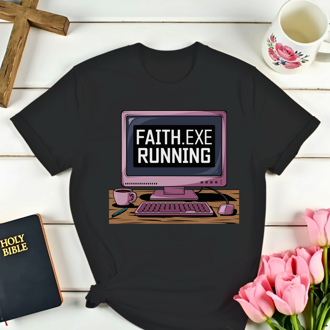 Faith.exe Running T-Shirt