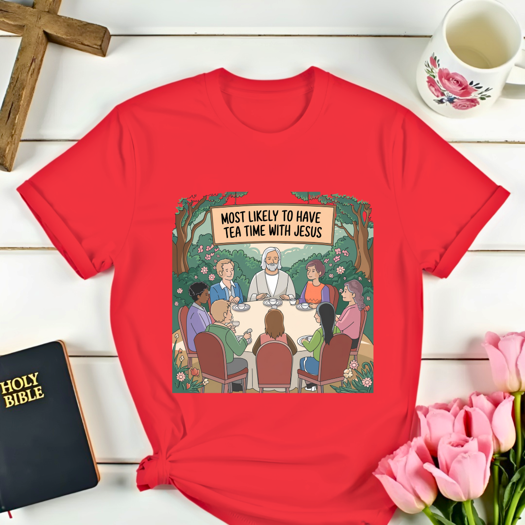 Group Tea Time With Jesus T-Shirt