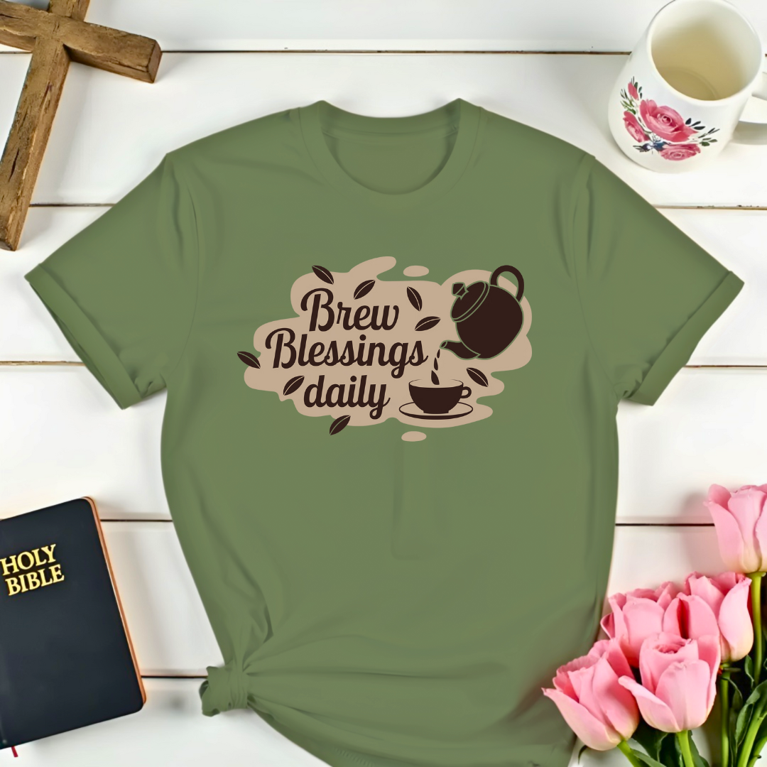 Brew Blessings Daily Teatime T-Shirt