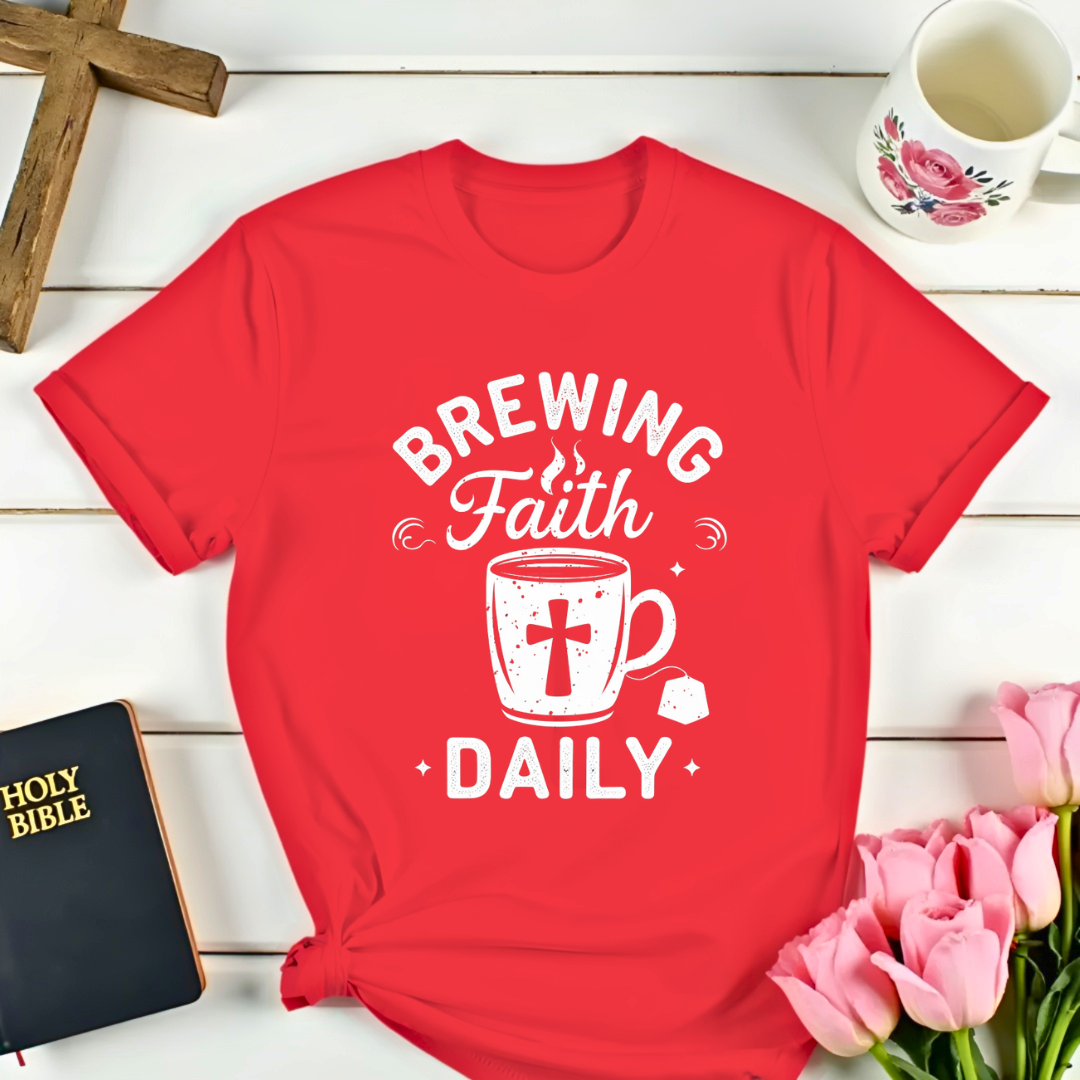 Faithful Brewing Christian T-Shirt