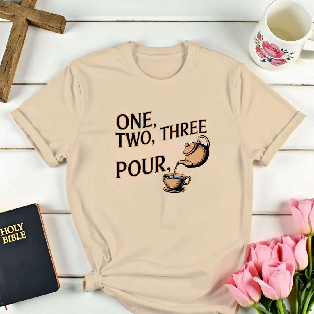 123 Pour Tea-Shirt