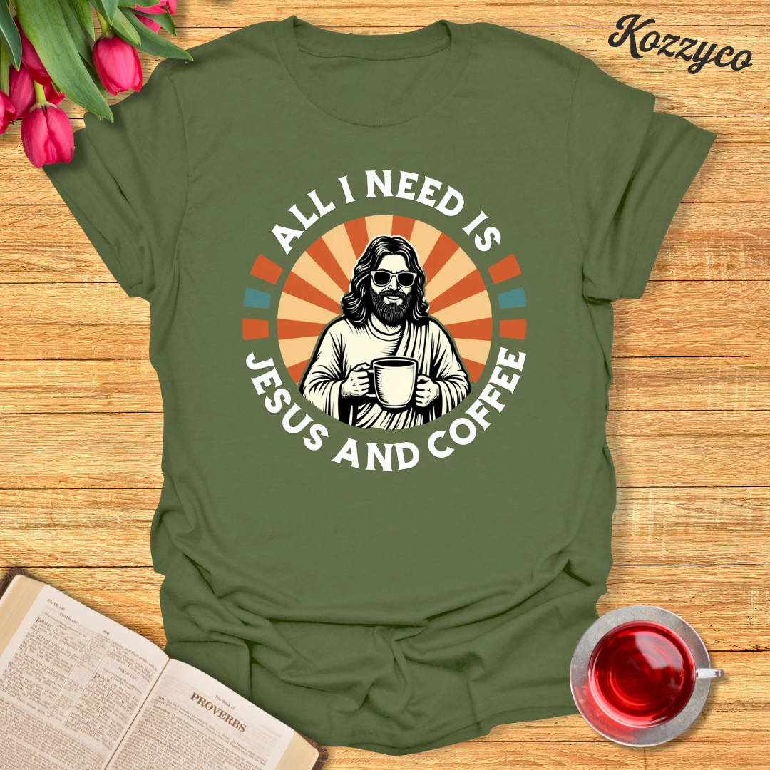 Retro Jesus and Tea T-Shirt