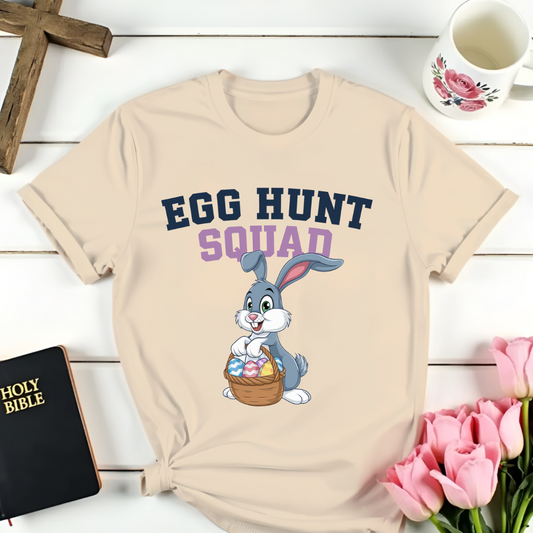 Bunny Egg Hunt Squad  T-Shirt