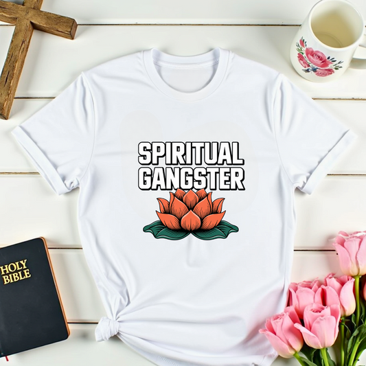 Spiritual Gangster Lotus Flower T-Shirt