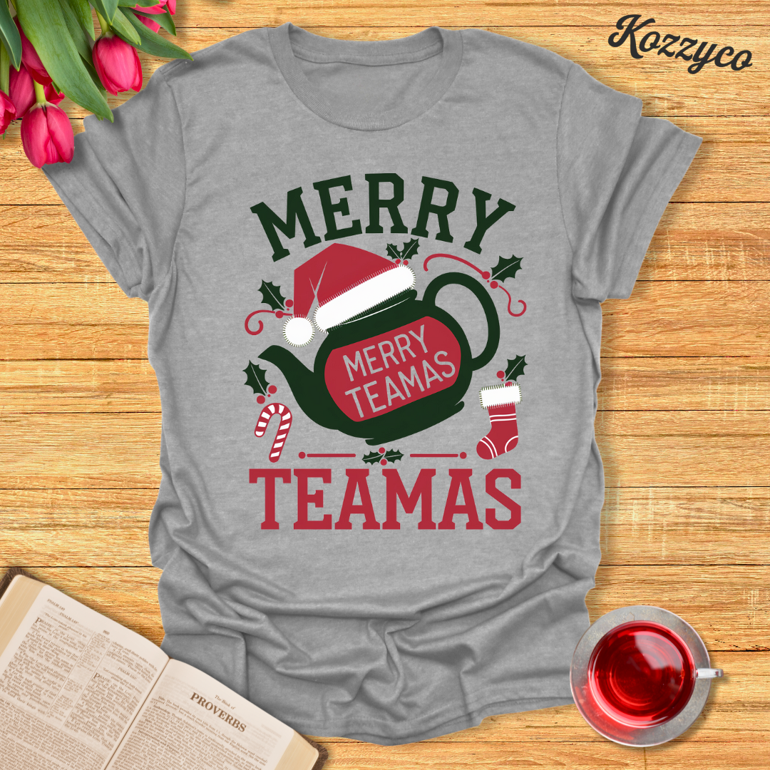 Santa Teapot T-Shirt - Kozzyco