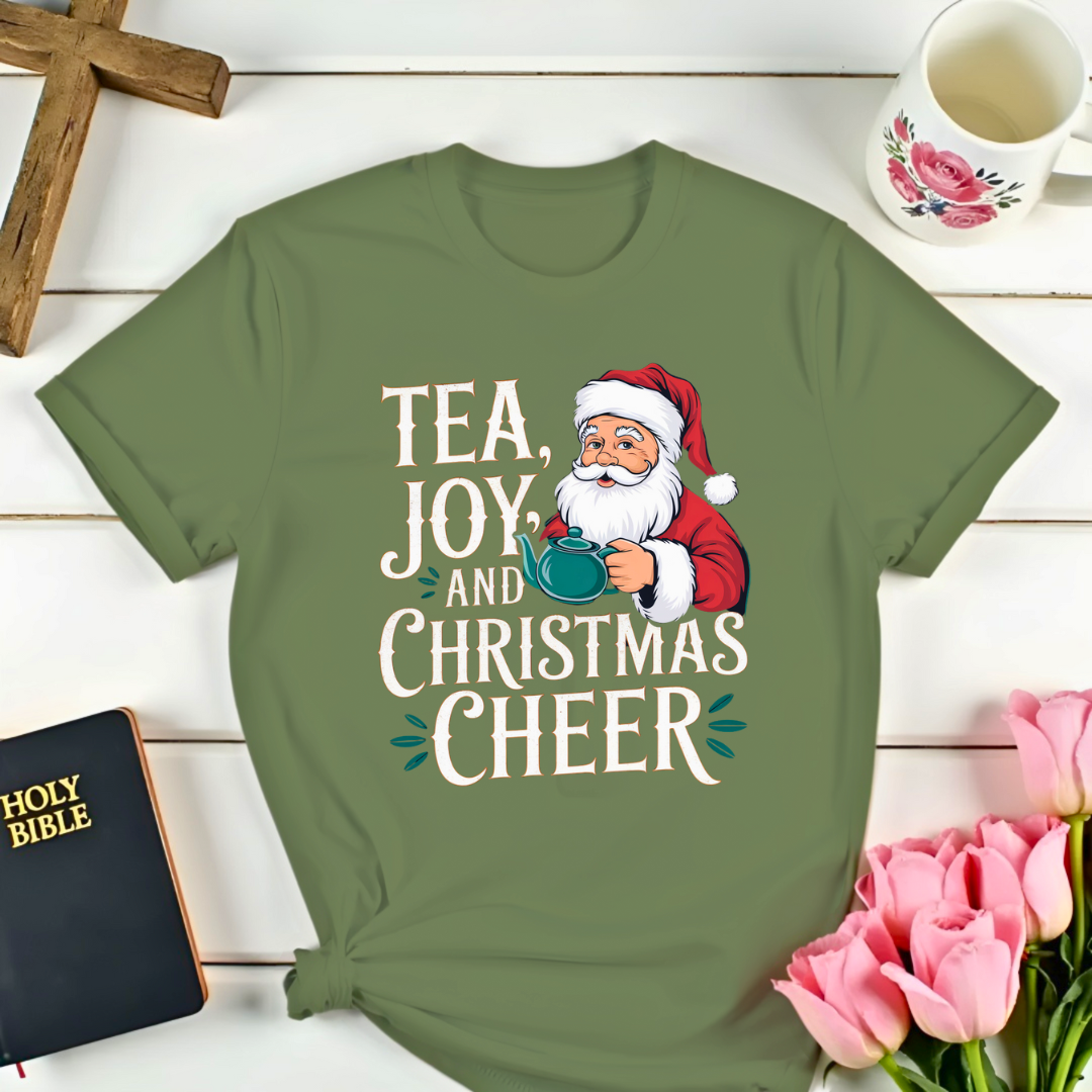 Tea Joy and Christmas Cheer T-Shirt  II