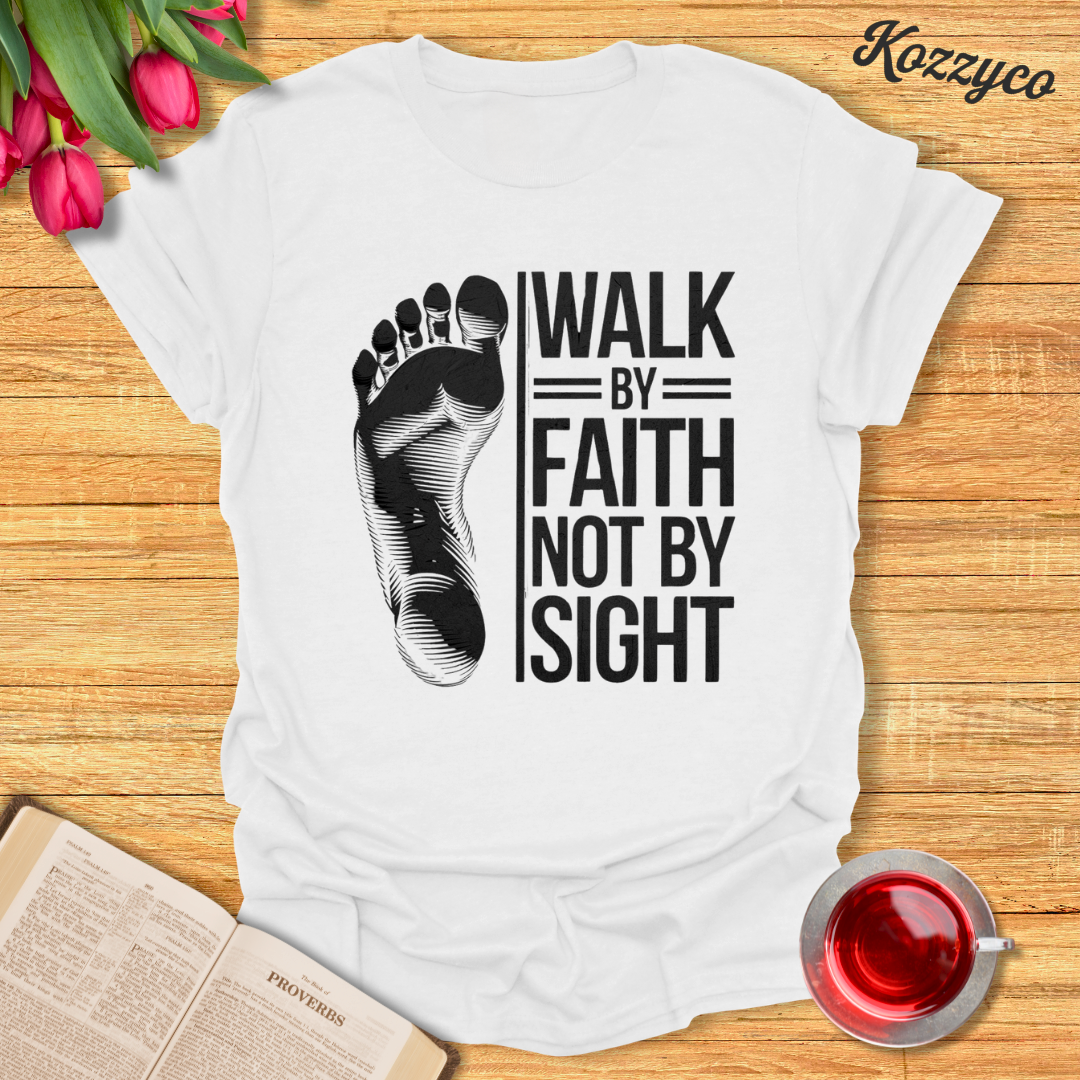 Walk By Faith Not By Sight - Foot II T-Shirt