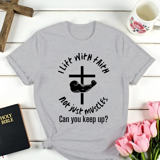 Faith Muscles Cross T-Shirt